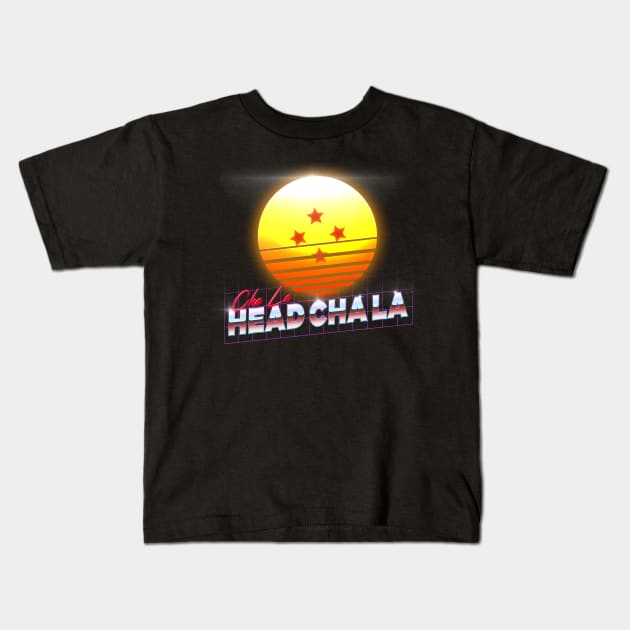 DBZ x Outrun Kids T-Shirt by paterack